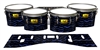 Pearl Championship Maple Tenor Drum Slips (Old) - Wave Brush Strokes Navy Blue and Black (Blue)