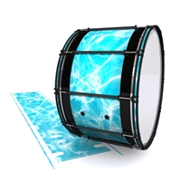 System Blue Professional Series Bass Drum Slip - Aquatic Refraction (Themed)