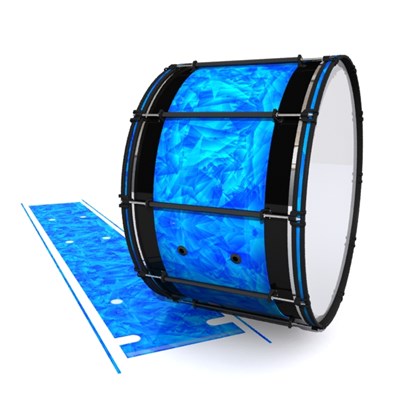 System Blue Professional Series Bass Drum Slip - Blue Cosmic Glass (Blue)