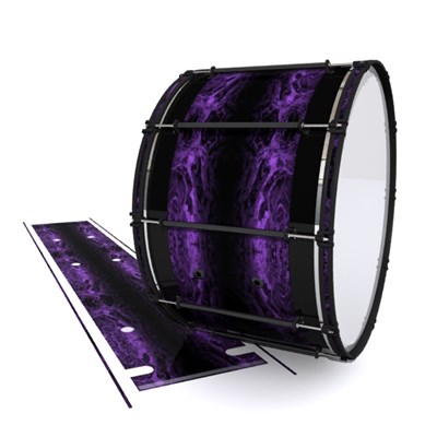 System Blue Professional Series Bass Drum Slip - Coast GEO Marble Fade (Purple)