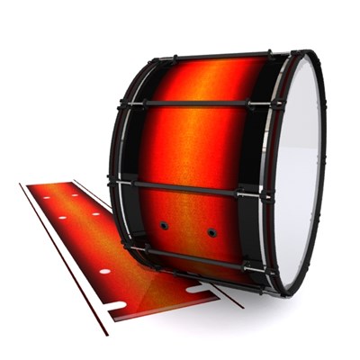 System Blue Professional Series Bass Drum Slip - Coral Sunset (Orange)