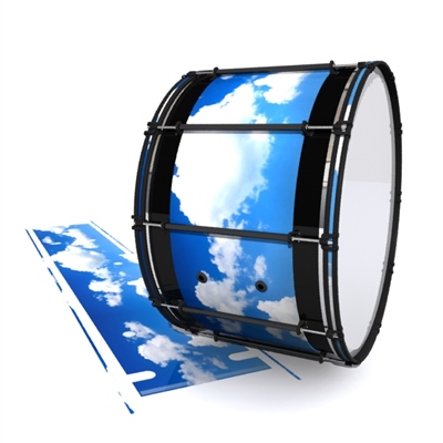 System Blue Professional Series Bass Drum Slip - Cumulus Sky (Themed)