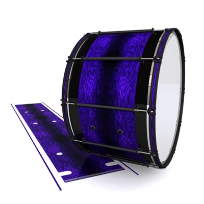 System Blue Professional Series Bass Drum Slip - Electric Purple Rosewood (Purple)