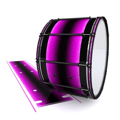 System Blue Professional Series Bass Drum Slip - Imperial Purple Fade (Purple) (Pink)