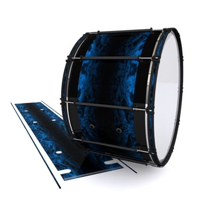 System Blue Professional Series Bass Drum Slip - Ocean GEO Marble Fade (Blue)