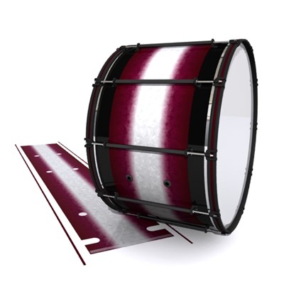 System Blue Professional Series Bass Drum Slip - Pebble Maroon (Red)