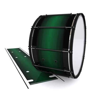 System Blue Professional Series Bass Drum Slip - Sea Slate Maple (Green)