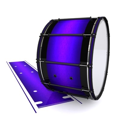 System Blue Professional Series Bass Drum Slip - Smokey Purple Grain (Purple)