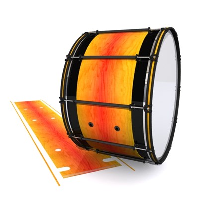 System Blue Professional Series Bass Drum Slip - Sunshine Stain (Orange) (Yellow)