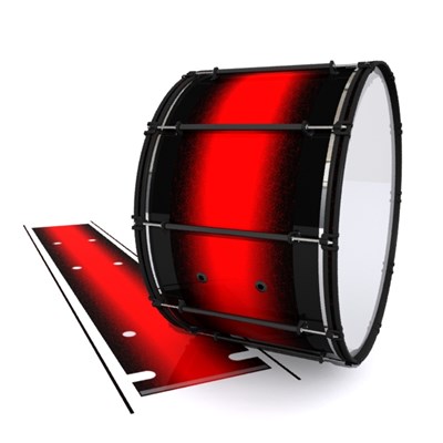 System Blue Professional Series Bass Drum Slip - Super Dragon Red (Red)