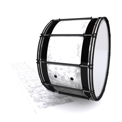 System Blue Professional Series Bass Drum Slip - White Cosmic Glass (Neutral)