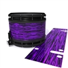 System Blue Professional Series Snare Drum Slip - Chaos Brush Strokes Purple and Black (Purple)
