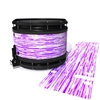 System Blue Professional Series Snare Drum Slip - Chaos Brush Strokes Purple and White (Purple)