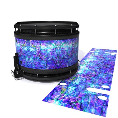 System Blue Professional Series Snare Drum Slip - Electro Blue Plasma (Blue) (Purple)