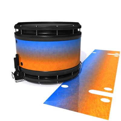 System Blue Professional Series Snare Drum Slip - Exuma Sunset (Blue) (Orange)