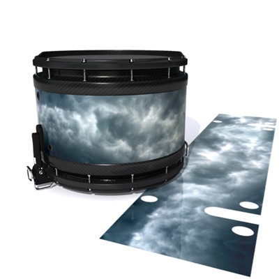 System Blue Professional Series Snare Drum Slip - Grey Smokey Clouds (Themed)
