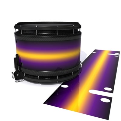 System Blue Professional Series Snare Drum Slip - Light Barrier Fade (Purple) (Yellow)