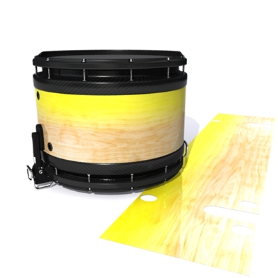 System Blue Professional Series Snare Drum Slip - Maple Woodgrain Yellow Fade (Yellow)