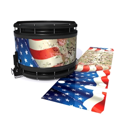 System Blue Professional Series Snare Drum Slip - Patriotic Camo Fade