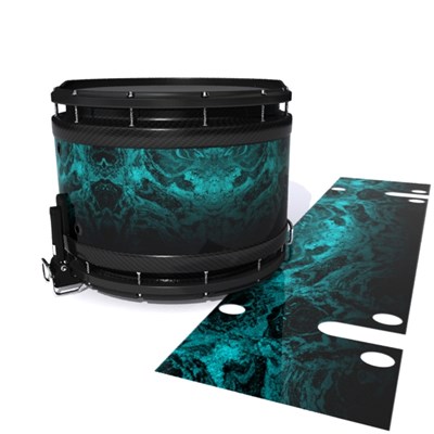 System Blue Professional Series Snare Drum Slip - River GEO Marble Fade (Aqua)