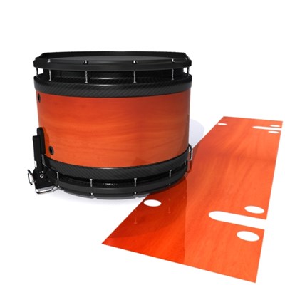 System Blue Professional Series Snare Drum Slip - Scarlet Stain (Orange)