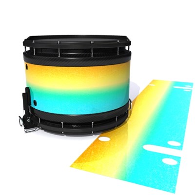 System Blue Professional Series Snare Drum Slip - Set Sail (Aqua) (Yellow)