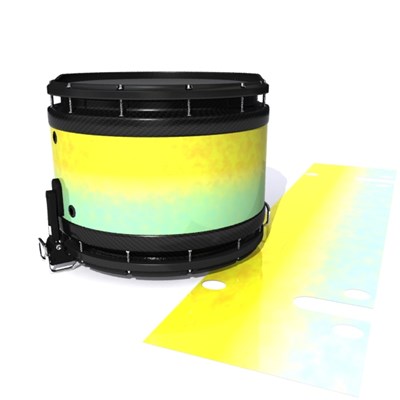 System Blue Professional Series Snare Drum Slip - Springtime Fade (Yellow) (Aqua)