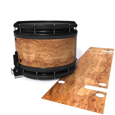 System Blue Professional Series Snare Drum Slip - Thuya Burl (Neutral)