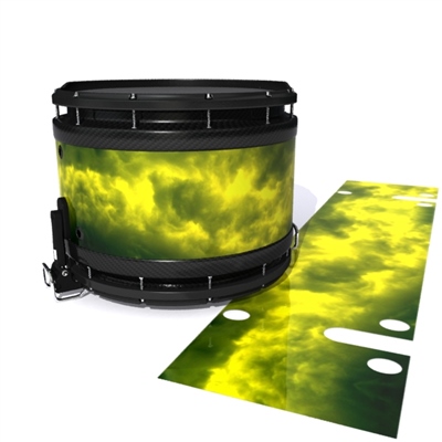 System Blue Professional Series Snare Drum Slip - Yellow Smokey Clouds (Themed)
