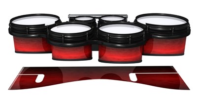 System Blue Professional Series Tenor Drum Slips - Active Red (Red)