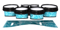 System Blue Professional Series Tenor Drum Slips - Aquatic Refraction (Themed)