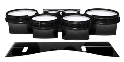 System Blue Professional Series Tenor Drum Slips - Asphalt (Neutral)