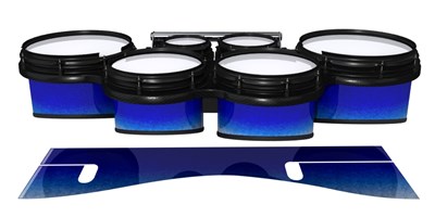 System Blue Professional Series Tenor Drum Slips - Blue Wonderland (Blue)