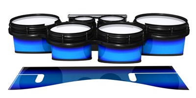 System Blue Professional Series Tenor Drum Slips - Bluez (Blue)