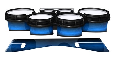 System Blue Professional Series Tenor Drum Slips - Cayman Night (Blue)