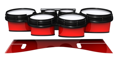 System Blue Professional Series Tenor Drum Slips - Cherry Pickin' Red (Red)