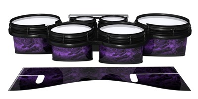 System Blue Professional Series Tenor Drum Slips - Coast GEO Marble Fade (Purple)