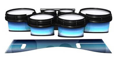 System Blue Professional Series Tenor Drum Slips - Dark Nilas (Blue)