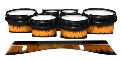 System Blue Professional Series Tenor Drum Slips - Daybreak (Orange)