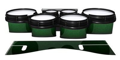 System Blue Professional Series Tenor Drum Slips - Deep Bamboo (Green)