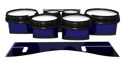 System Blue Professional Series Tenor Drum Slips - Deep Dark Sea (Blue)