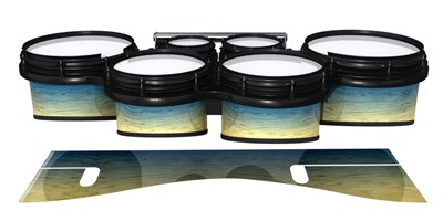 System Blue Professional Series Tenor Drum Slips - Guardsmen Beach (Blue)