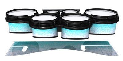 System Blue Professional Series Tenor Drum Slips - Icebreaker (Blue)