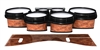 System Blue Professional Series Tenor Drum Slips - Macro Ormosia Burl (Neutral)