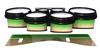 System Blue Professional Series Tenor Drum Slips - Maple Woodgrain Green Fade (Green)