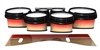 System Blue Professional Series Tenor Drum Slips - Maple Woodgrain Red Fade (Red)
