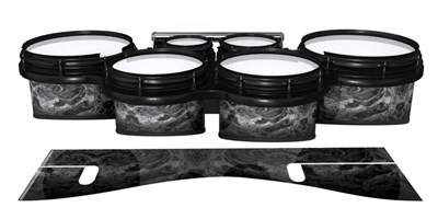 System Blue Professional Series Tenor Drum Slips - Mountain GEO Marble Fade (Neutral)