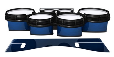 System Blue Professional Series Tenor Drum Slips - Navy Blue Stain (Blue)
