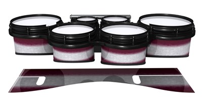 System Blue Professional Series Tenor Drum Slips - Pebble Maroon (Red)