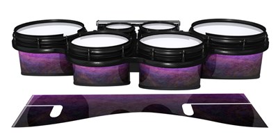 System Blue Professional Series Tenor Drum Slips - Purple Dream Fade (Purple)